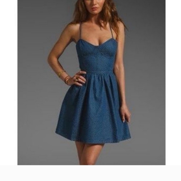 Free People Denim Dress - M - Picture 8 of 8